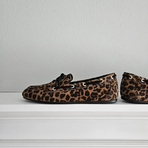 NWOT Stuart Weitzman Tinsley Leopard Moccasins/Loafers - Picture 7 of 14